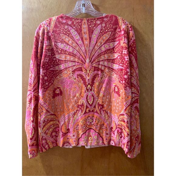 Cashmere Sweater Pink Orange #Talbot #vintage - Picture 5 of 10